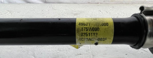 2022 - 2026 HYUNDAI TUCSON REAR RIGHT PASSENGER SIDE CV AXLE SHAFT 2.5L