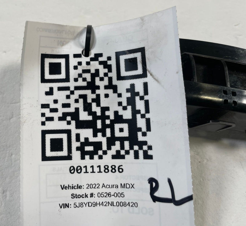 Load image into Gallery viewer, 2022 - 2026 ACURA MDX REAR LEFT DRIVER SIDE BUMPER MOUNT SPACER BRACKET # 111886
