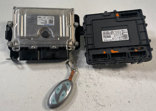2025-26 HYUNDAI IONIQ 5 ENGINE & BODY CONTROL MODULE ECM BCM W/ KEY FOB 