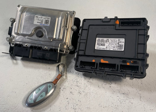 2025-26 HYUNDAI IONIQ 5 ENGINE & BODY CONTROL MODULE ECM BCM W/ KEY FOB 