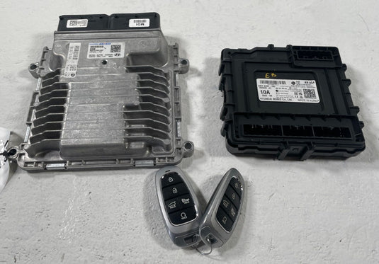 23-25 HYUNDAI PALISADE ENGINE & BODY CONTROL MODULE ECM BCM W/ KEY FOB