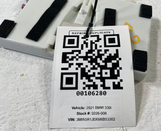 2018 - 2022 BMW 330I G20 TELEMATICS COMMUNICATION MODULE UNIT