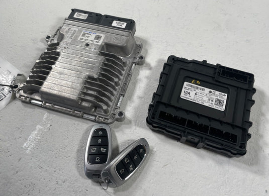 23-25 HYUNDAI PALISADE ENGINE & BODY CONTROL MODULE ECM BCM W/ KEY FOB