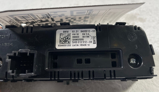 2019 - 2025 BMW 330I G20 REAR HVAC A/C CLIMATE CONTROL SWITCH
