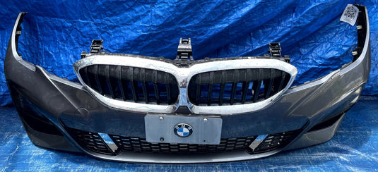 BMW G20 330i FRONT BUMPER COVER ASSEMBLY W/ PARK ASSIST GRAY (B39) 19-22