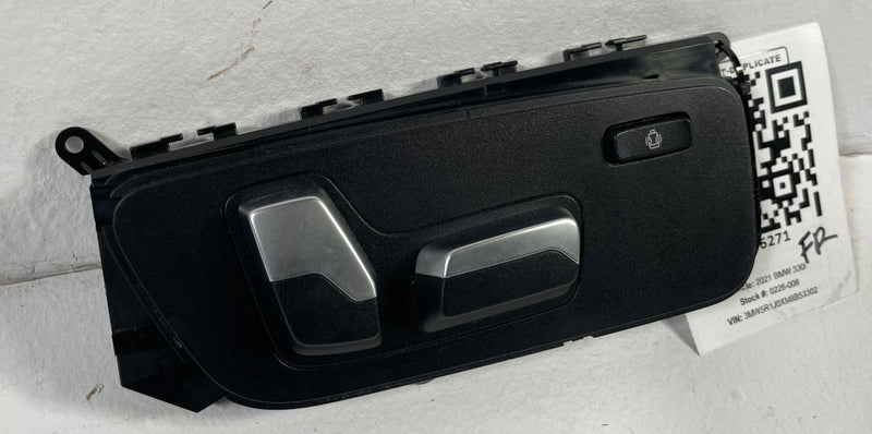 Load image into Gallery viewer, 2019-23 BMW 330I 230I G20 FRONT RIGHT PASSENGER SIDE SEAT CONTROL SWITCH #106271
