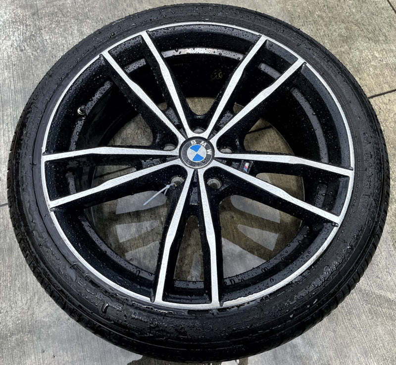 Load image into Gallery viewer, BMW G20 330i REAR 19x8'' STYLE 791M DOUBLE SPOKE WHEEL RIM W/TIRE 19-25 # 110324
