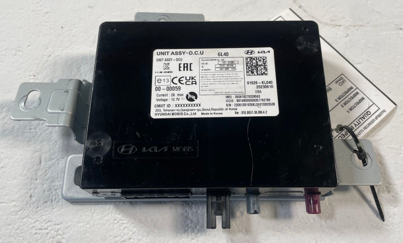Load image into Gallery viewer, 2023 - 2025 HYUNDAI IONIQ 6 DCU DATA CONNECTIVITY CONTROL MODULE UNIT # 110491
