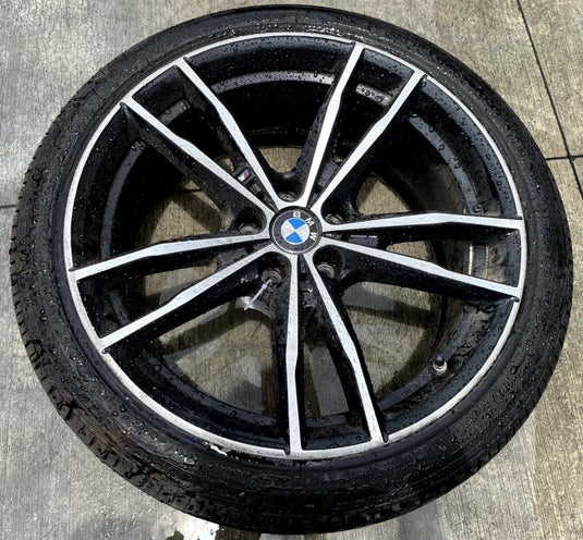 BMW 330i FRONT 19x8'' STYLE 791M 5 DOUBLE SPOKE WHEEL RIM W/ TIRE 19-25