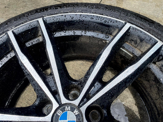 BMW 330i FRONT 19x8'' STYLE 791M 5 DOUBLE SPOKE WHEEL RIM W/ TIRE 19-25