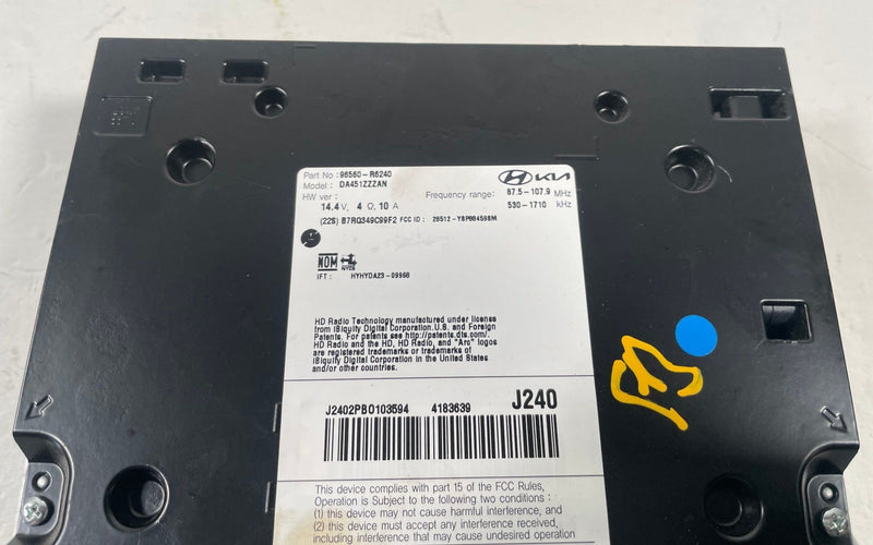Load image into Gallery viewer, 2024-2025 HYUNDAI SANTA FE DASHBOARD RADIO AUDIO CONTROL MODULE UNIT # 113210

