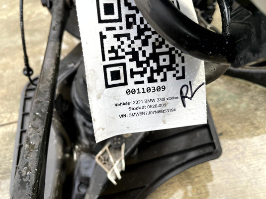 19-24 BMW 330I xDRIVE G20 AWD REAR LEFT SIDE SUSPENSION KNEE ASSEMBLY