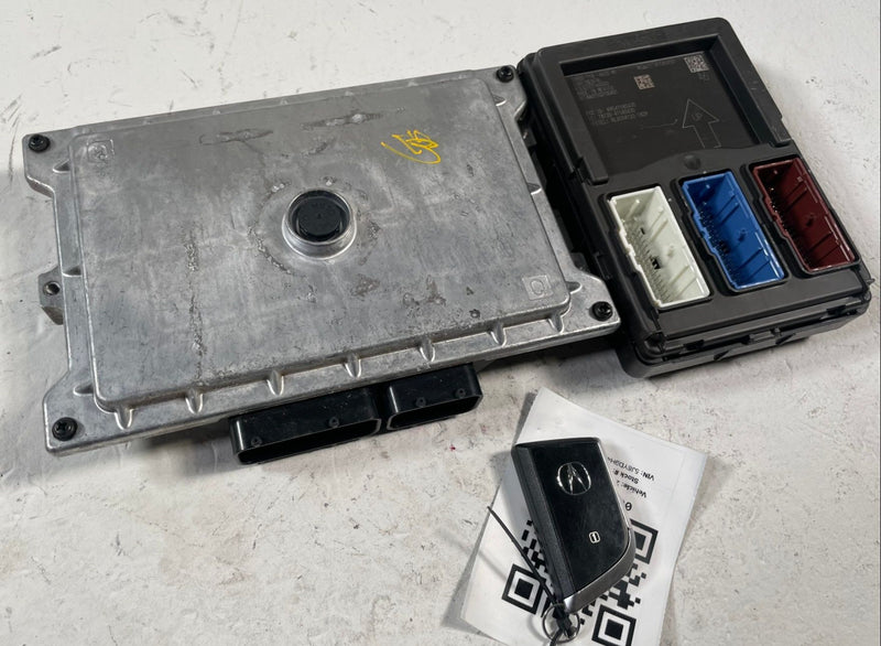 Load image into Gallery viewer, 2022-2023 ACURA MDX ENGINE &amp; BODY CONTROL MODULE ECM BCM W/ KEY FOB 3.5L #111921
