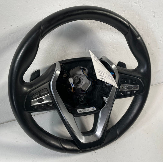 2021-2024 BMW G20 330I STEERING WHEEL W/ MULTIFUNCTION SWITCHES BLACK
