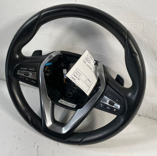 2021-2024 BMW G20 330I STEERING WHEEL W/ MULTIFUNCTION SWITCHES BLACK