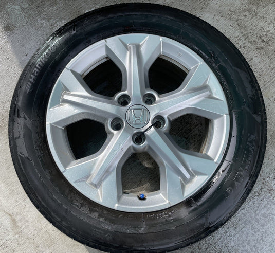 HONDA HR-V LX 17x6-1/2 5 SPOKE ALLOY WHEEL RIM W/ TIRE (ONLY#1) 23-25 # 112710