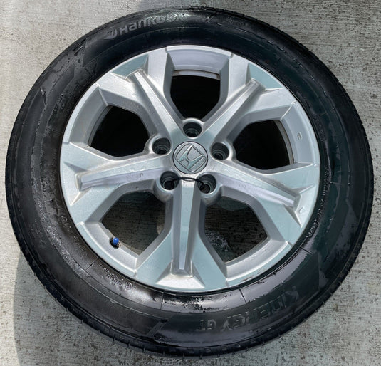 HONDA HR-V LX 17x6-1/2 5 SPOKE ALLOY WHEEL RIM W/ TIRE (ONLY#1) 23-25 # 112710