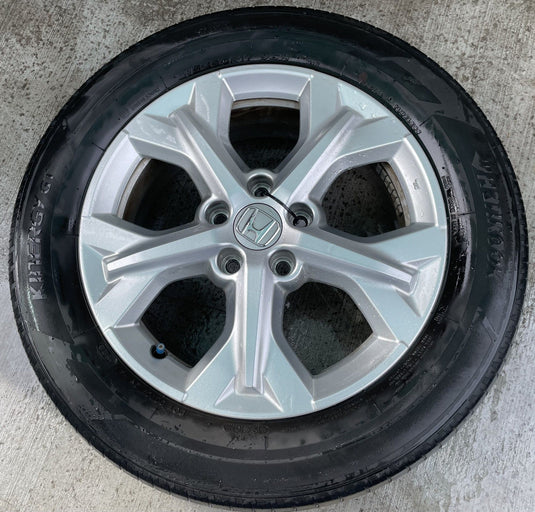 HONDA HR-V LX 17x6-1/2 5 SPOKE ALLOY WHEEL RIM W/ TIRE (ONLY#1) 23-25 # 112715