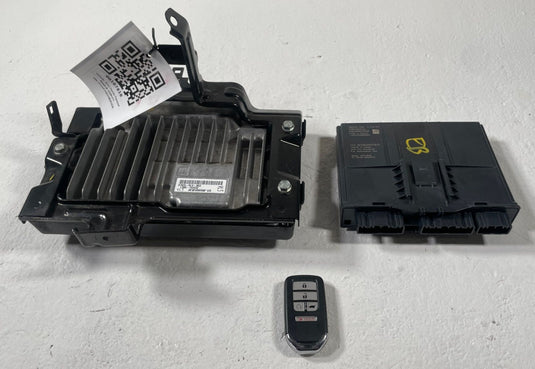2022 HONDA PASSPORT ENGINE & SMART POWER CONTROL MODULE W/ KEY FOB