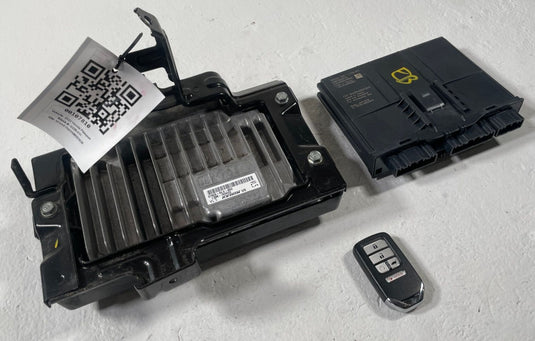 2022 HONDA PASSPORT ENGINE & SMART POWER CONTROL MODULE W/ KEY FOB
