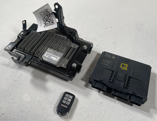 2022 HONDA PASSPORT ENGINE & SMART POWER CONTROL MODULE W/ KEY FOB