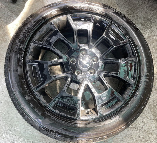 KIA TELLURIDE 20x7-1/2 14 SPOKE ALLOY WHEEL RIM W/TIRE (ONLY#1) 21-22 # 112795