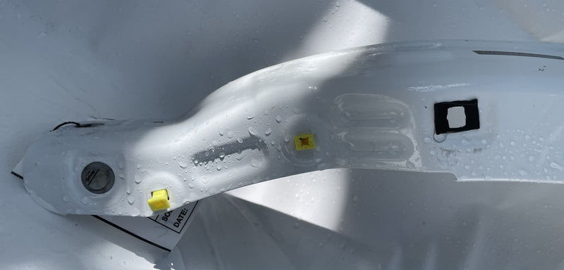 Load image into Gallery viewer, HYUNDAI IONIQ 5 FRONT LEFT DRIVER SIDE FENDER ASSEMBLY WHITE (SAW) 2025 # 110467
