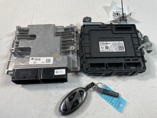 24-25 HYUNDAI SANTA FE FWD ENGINE & BODY MODULE ECM BCM W/ KEY FOB 2.5L