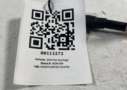 23-26 KIA SPORTAGE NEGATIVE BATTERY EARTH GROUND CABLE WIRE W/ SENSOR