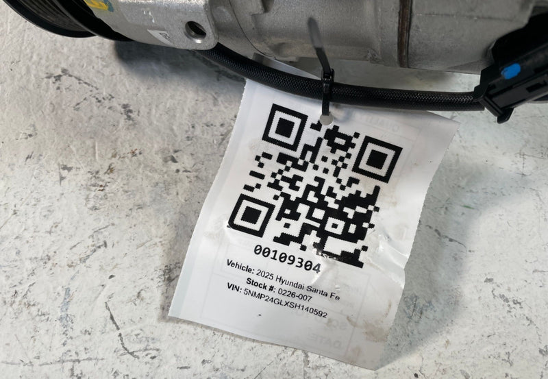 Load image into Gallery viewer, 2024 - 2026 HYUNDAI SANTA FE HVAC A/C AIR CONDITIONING COMPRESSOR 2.5L # 109304
