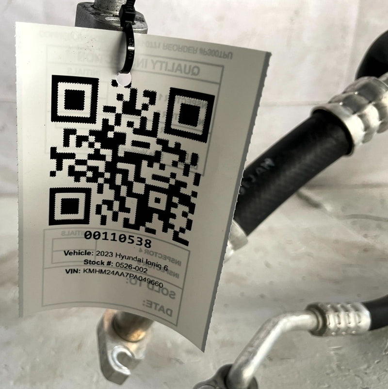 Load image into Gallery viewer, 2023-2025 HYUNDAI IONIQ 6 A/C AIR CONDITIONING CONDENSER HOSE PIPE LINE # 110538
