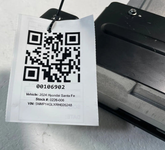 2024-25 HYUNDAI SANTA FE LITHIUM ION BATTERY CONTROL MODULE 37120-R6250