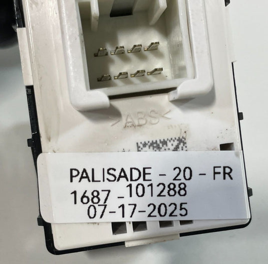 20-22 HYUNDAI PALISADE FRONT RIGHT SIDE DOOR WINDOW LOCK UNLOCK SWITCH