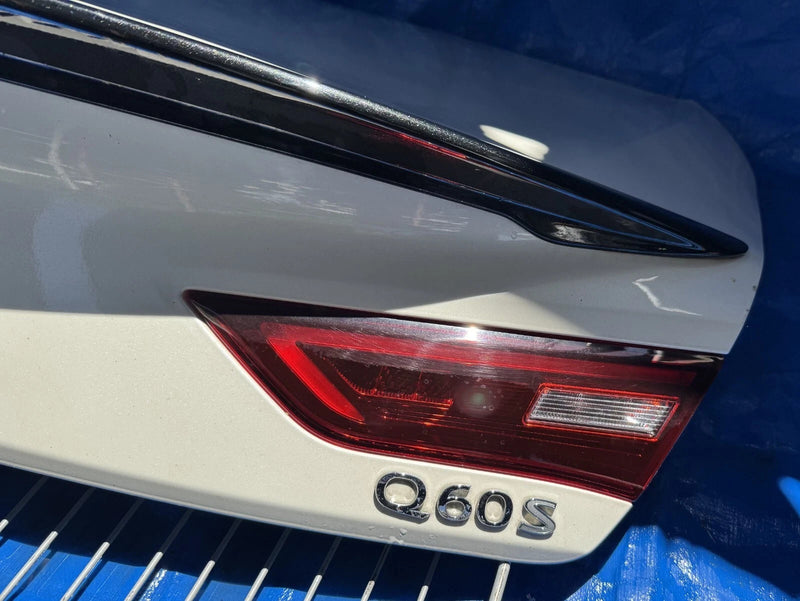 Load image into Gallery viewer, INFINITI Q60 TRUNK LID DECK TAIL GATE W/ SPOILER WHITE (QAB) 17-20 # OR15-TRC341

