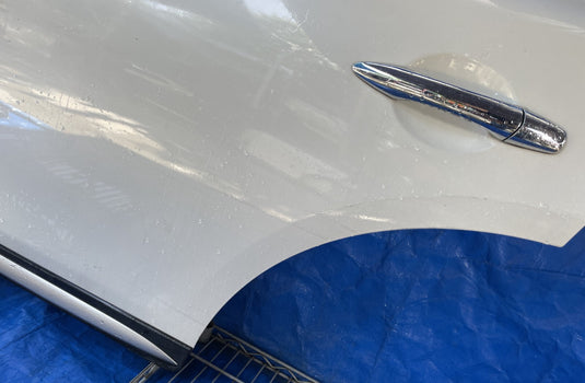⭐15-17 INFINITI QX50 REAR LEFT DRIVER SIDE DOOR ASSEMBLY WHITE QAB