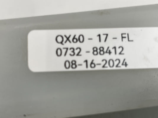 17-19 INFINITI QX60 FRONT LEFT DRIVER POWER SEAT CONTROL MODULE 285653JA1E 88412