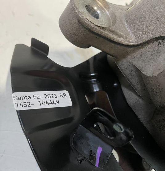 2021-2025 HYUNDAI SANTA FE FWD REAR RIGHT SPINDLE KNUCKLE W/ WHEEL HUB