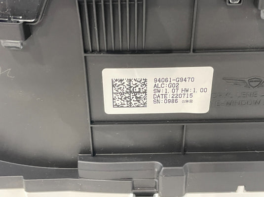 22-23 GENESIS G70 SPEEDOMETER INSTRUMENT CLUSTER MPH 23K MILES 2.0L