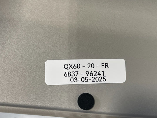 13 - 20 INFINITI JX35 QX60 FRONT RIGHT PASSENGER SIDE SUNVISOR SUN VISOR