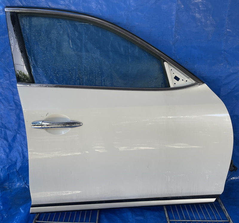 Load image into Gallery viewer, ⭐12-17 QX50 EX37 EX35 FRONT RIGHT PASSENGER DOOR ASSEMBLY WHITE QAB #NB1-DRU1617
