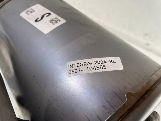 2023-2025 ACURA INTEGRA REAR LEFT SIDE EXHAUST SYSTEM MUFFLER PIPE 1.5L
