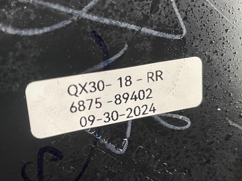 Load image into Gallery viewer, 2017-2019 INFINITI QX30 REAR RIGHT SIDE FENDER CORNER QUARTER PANEL TRIM # 89402
