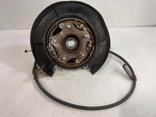 2017-2020 INFINITI QX60 AWD REAR LEFT SPINDLE KNUCKLE W/ BEARING HUB OEM