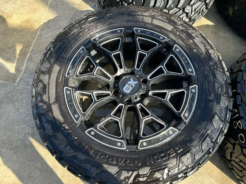 Load image into Gallery viewer, FOR 19-25 CHEVROLET SILVERADO 1500 XD KMC 20x12 WHEEL RIM W/ TIRE (SET#4) 106180
