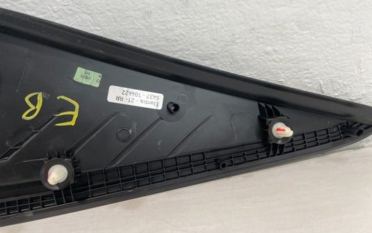 21-23 HYUNDAI ELANTRA ELANTRA N REAR RIGHT SIDE PILLAR TRIM PANEL COVER