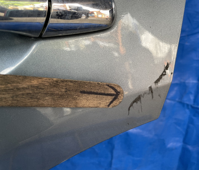 Load image into Gallery viewer, ⭐15-17 INFINITI QX50 REAR LEFT DRIVER SIDE DOOR ASSEMBLY BLUE (RBP) #NB1-DRU1567

