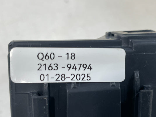 2018 - 2020 INFINITI Q60 DIAGNOSTIC CONTROL MODULE UNIT 476A0-5CE0A