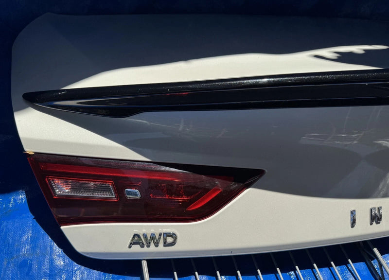 Load image into Gallery viewer, INFINITI Q60 TRUNK LID DECK TAIL GATE W/ SPOILER WHITE (QAB) 17-20 # OR15-TRC341
