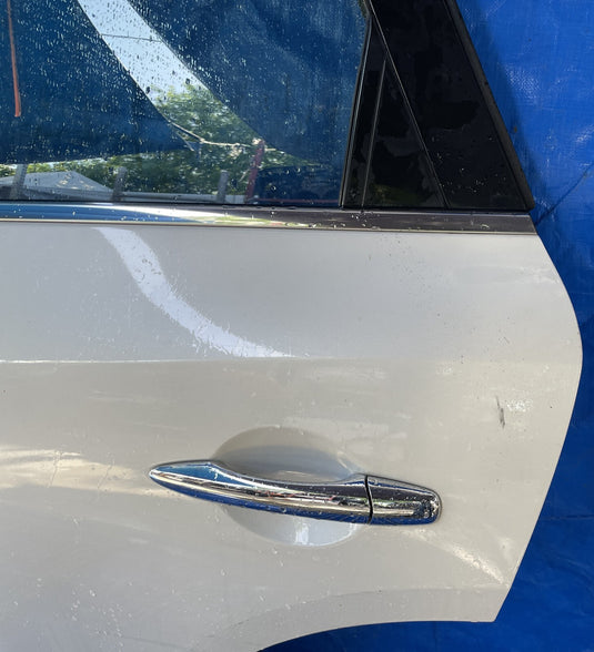 ⭐15-17 INFINITI QX50 REAR LEFT DRIVER SIDE DOOR ASSEMBLY WHITE QAB