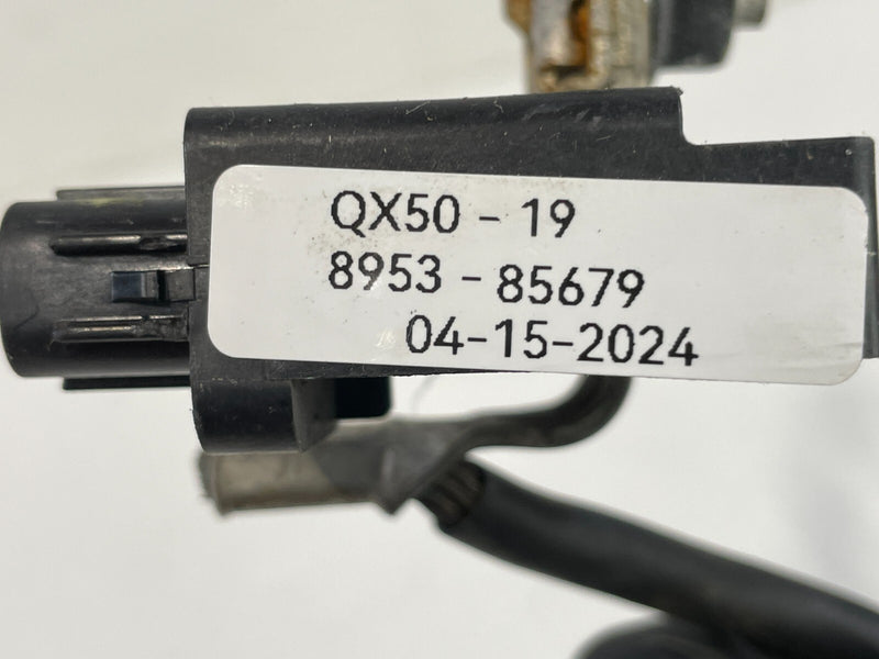 Load image into Gallery viewer, 2019 INFINITI QX50 NEGATIVE BATTERY CABLE WIRE HARNESS W/ SENSOR # 85679
